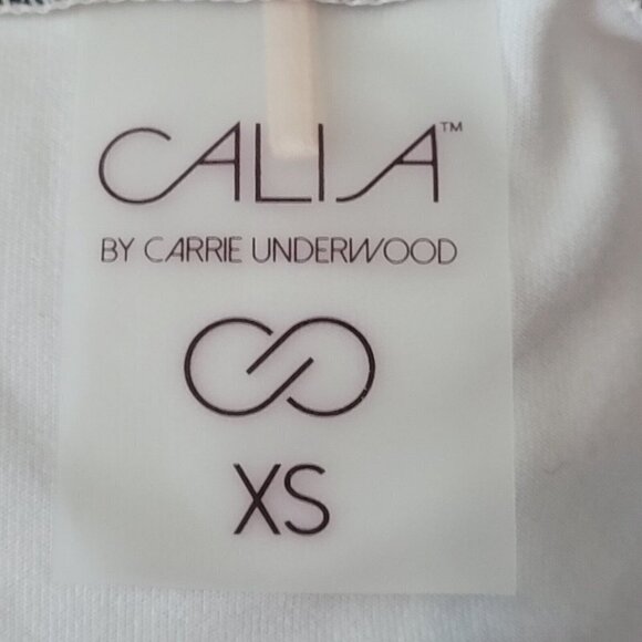 Calia Carrie Underwood XS Racerback Active Tank Mesh Back Ocean Iris Ruched - Picture 5 of 6